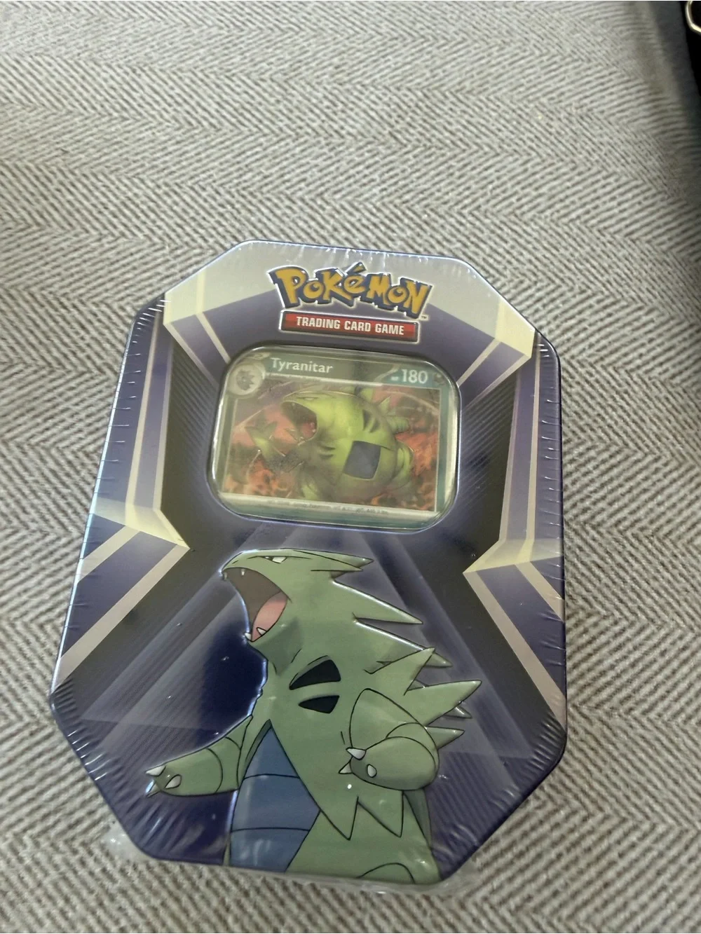 Pokémon Tyranitar Collector Tin WITH PACKS- NEW